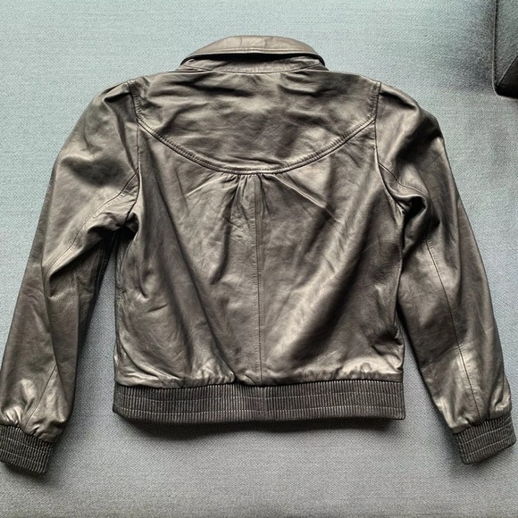 PAIGE Temecula Jacket, Black Leather, Size S, NWT - Picture 6 of 7